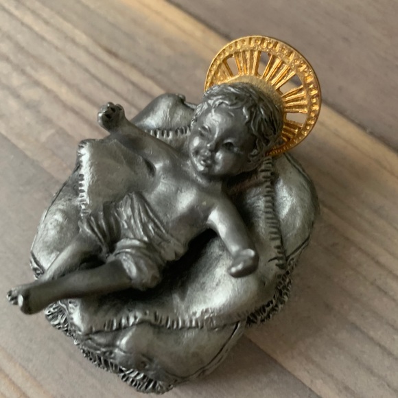 LENOX PEWTER NATIVITY SCENE - Picture 4 of 13